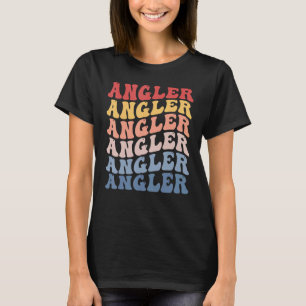 Angler Groovy Retro Fish T-Shirt