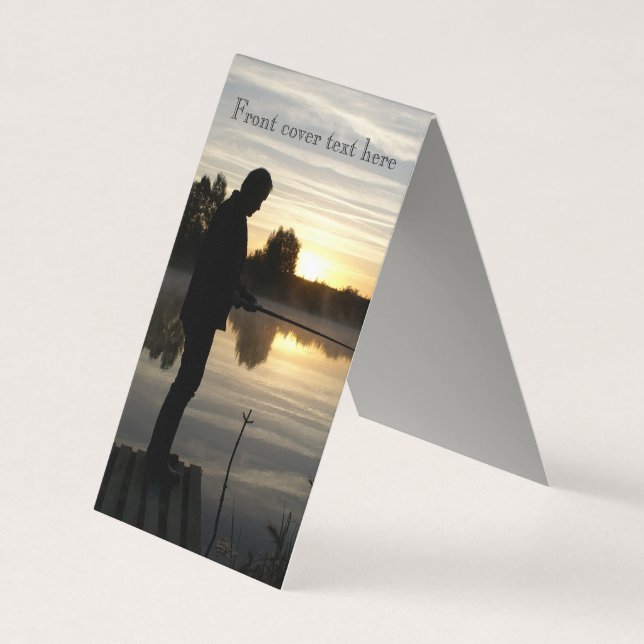 Angler morning business card (Front)