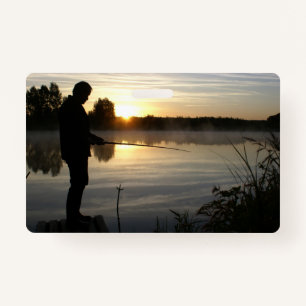 Angler morning ID badge