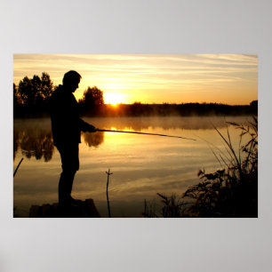Angler morning poster