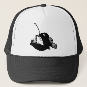 anglerfisch anglerfish frogfish fishing deep sea trucker hat