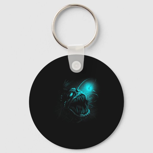 Anglerfish Deep Sea Creatures Angler Fish Ocean Se Key Ring (Front)