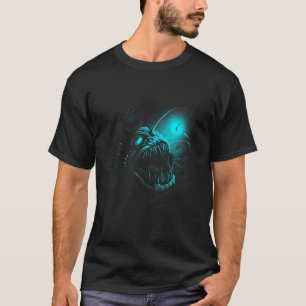 Anglerfish Deep Sea Creatures Angler Fish Ocean Se T-Shirt
