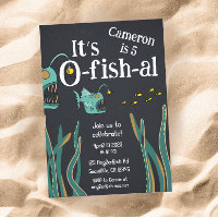Anglerfish Deep Sea Ocean Birthday