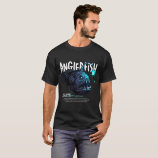 Anglerfish is My Spirit Animal - Dark Sea Predator T-Shirt