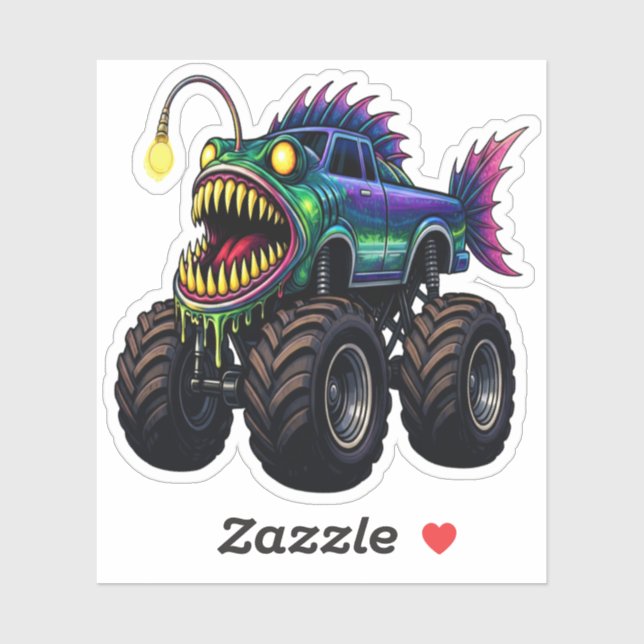 Anglerfish Monster Truck (Sheet)