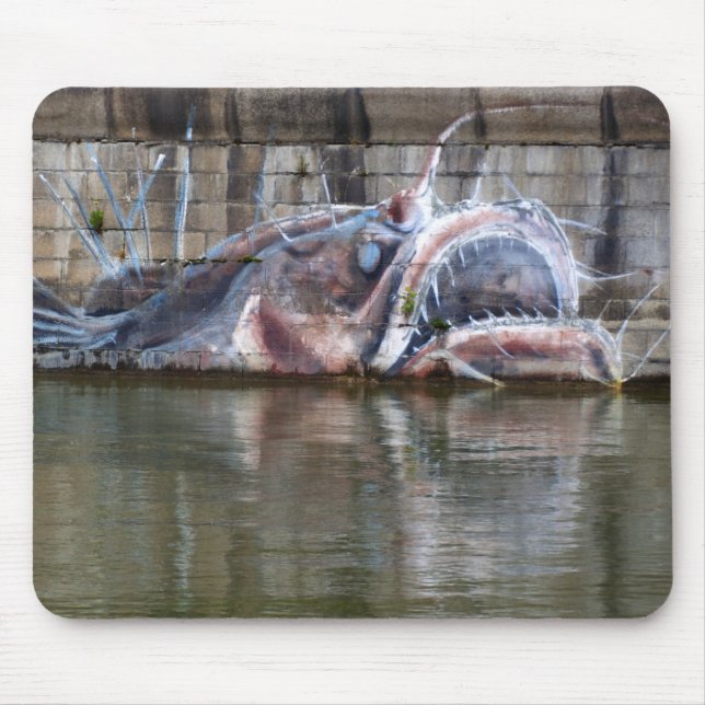 Anglerfish Mouse Mat (Front)
