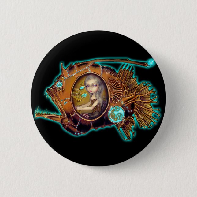 "Anglerfish Submarine" Button (Front)