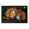 Anglerfish Submarine steampunk lowbrow Art Print