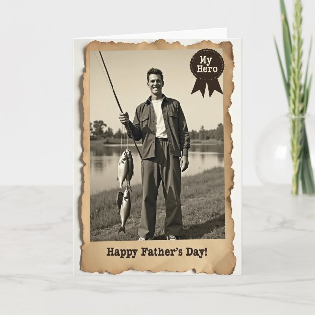 Anglers Sweet Fathers Day Card (Front)