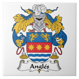 Angles Family Crest Tile