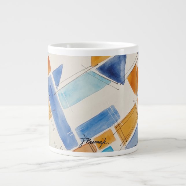 Angles Large Coffee Mug (Front)