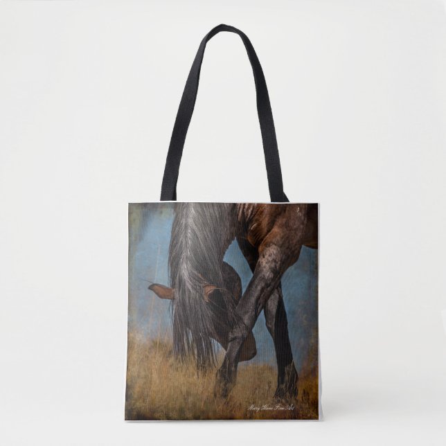 Angles of the Horse Tote Bag (Front)