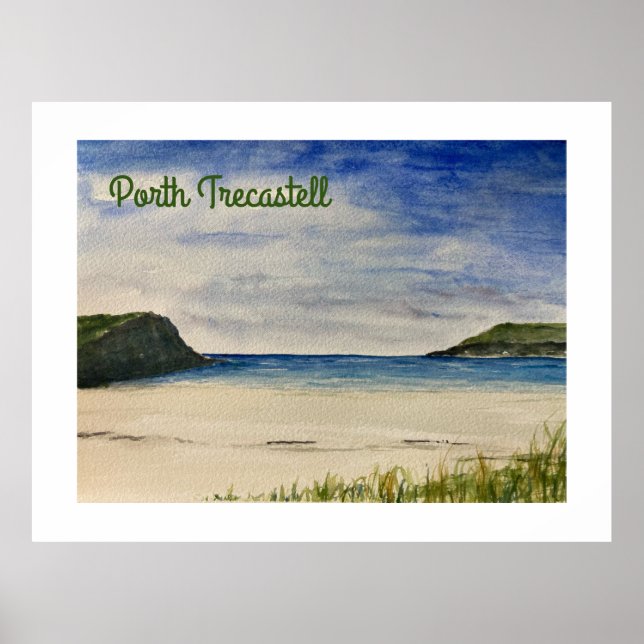 Anglesey Porth Trecastell Poster (Front)
