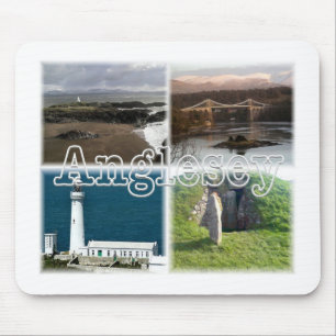 Anglesey Ynws Mon Wales Beaumaris Menai Mouse Mat