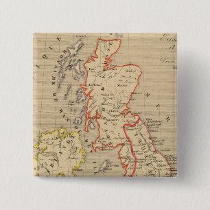 Angleterre, Ecosse, Irlande et Man en 1100 15 Cm Square Badge