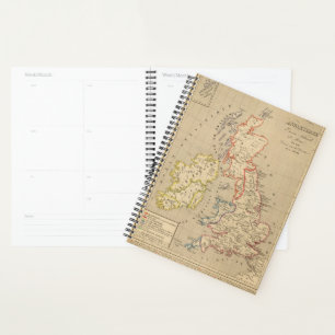 Angleterre, Ecosse, Irlande et Man en 1100 Planner