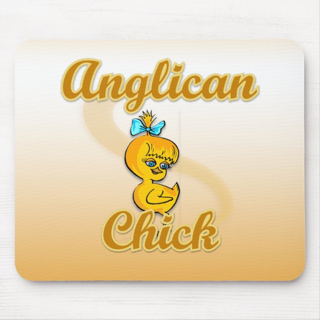 Anglican Chick Mouse Mat (Front)