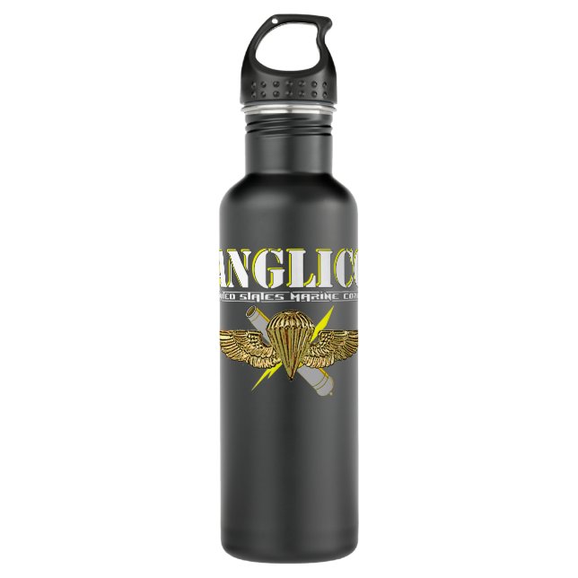 ANGLICO Eagle Globe Anchor 710 Ml Water Bottle (Front)