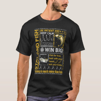Angling Angler Fisherman Fishing Rod Outdoor Natur T-Shirt