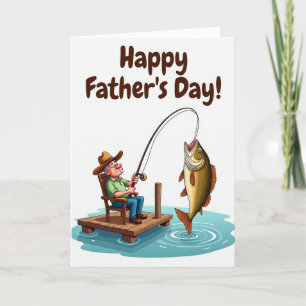 Angling Fathers Day Card
