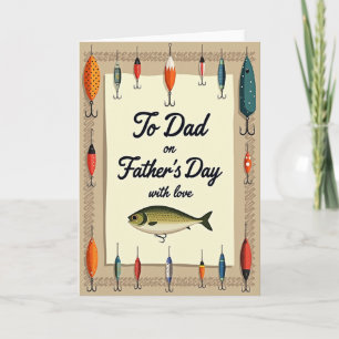 Angling Fathers Day Note Card