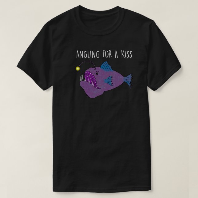 angling for a kiss T-Shirt (Design Front)