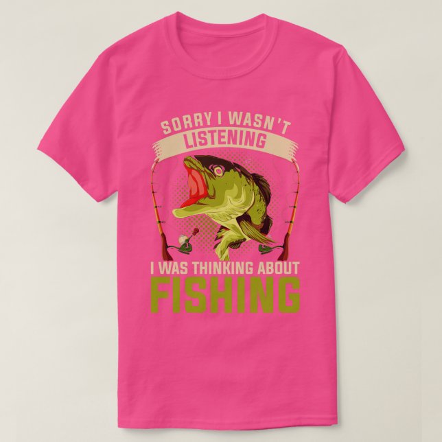 Angling Hobby Fisherman Angle Fish Funny Fishing T-Shirt (Design Front)
