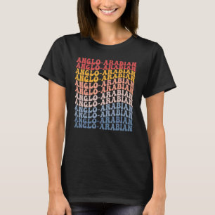 Anglo-Arabian Groovy Retro Horse T-Shirt