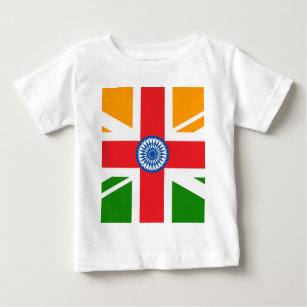 Anglo Indian Flag Baby T-Shirt