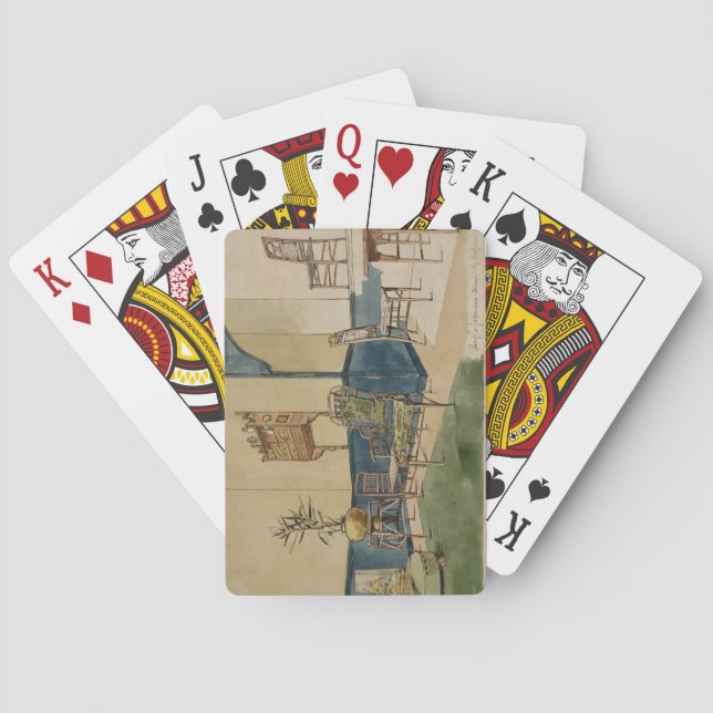 Anglo-Japanese Designs, c.1860 (pen & black ink & Playing Cards (Back)