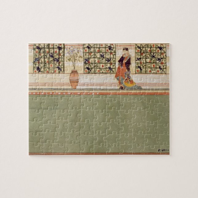 Anglo-Japanese Wall Design, c.1860 (w/c & pencil o Jigsaw Puzzle (Horizontal)