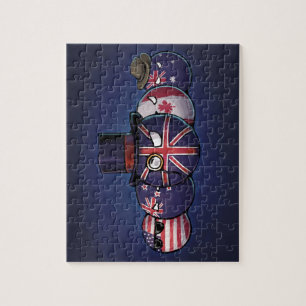 Anglo-Saxon Countryballs Jigsaw Puzzle