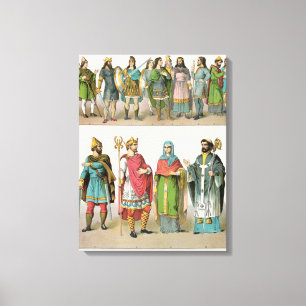 Anglo-Saxon Dress Canvas Print