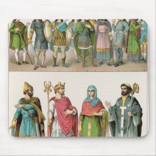 Anglo-Saxon Dress Mouse Mat