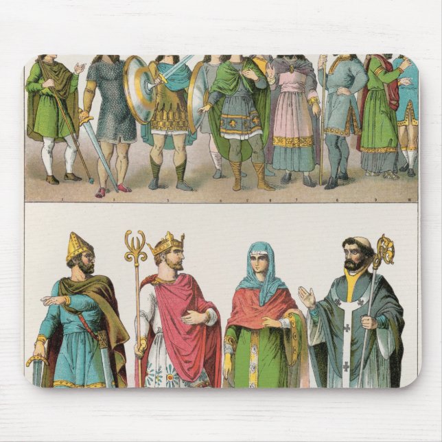 Anglo-Saxon Dress Mouse Mat (Front)