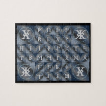 Anglo-Saxon Futhorc Rune Puzzle | runic alphabet