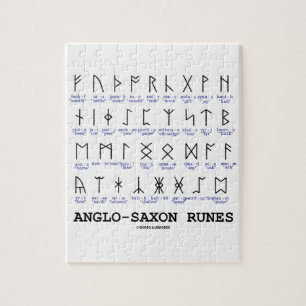 Anglo-Saxon Runes (Linguistics Cryptography) Jigsaw Puzzle