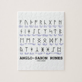 Anglo-Saxon Runes (Linguistics Cryptography) Jigsaw Puzzle