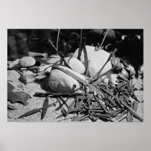 Anglo-Saxon weapons found alongside the Nydam Poster