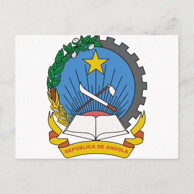 Angola Coat of Arms Postcard (Front)
