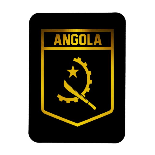 Angola Emblem Magnet (Vertical)