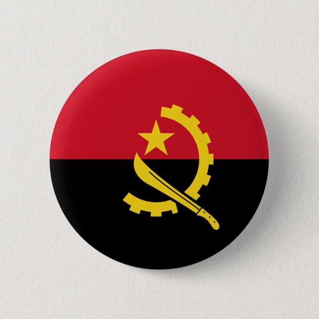 Angola Flag Button (Front)