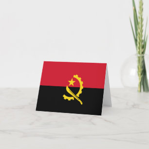 Angola Flag Card