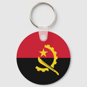 Angola Flag Key Ring