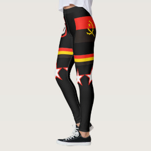 Angola  Flag Leggings