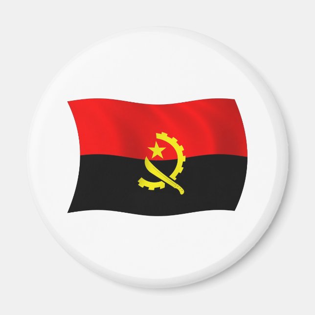 Angola Flag Magnet (Front)