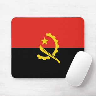 Angola flag mouse mat