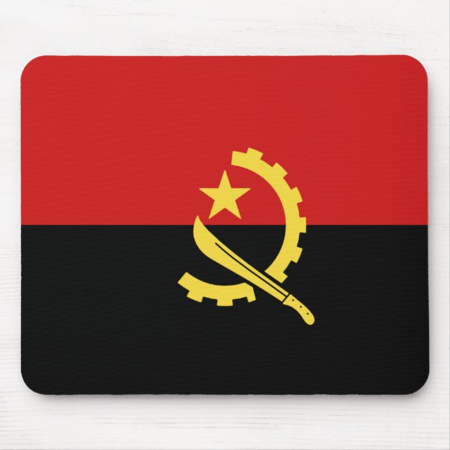 Angola Flag Mousepad (Front)