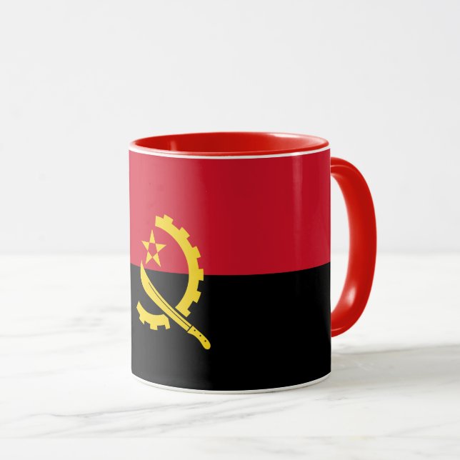 Angola flag Mug (Front Right)
